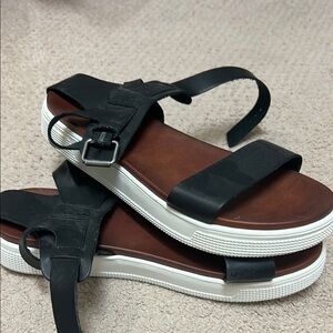 MIA Black and Brown Women's Sandals